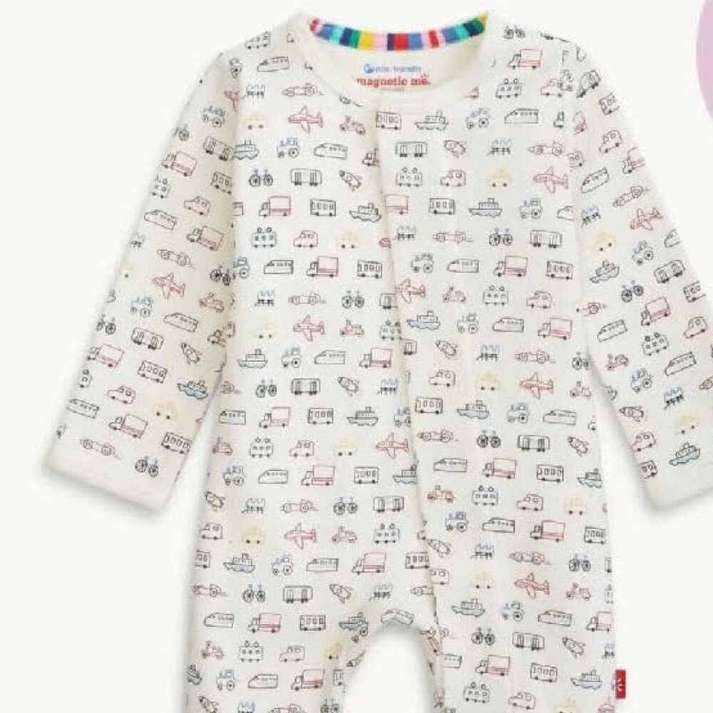 Magnetic Me On the Go Organic Cotton Footie